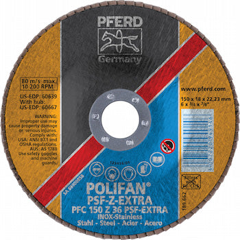 PFERD POLIFAN PSF ZIRKON-EXTRA CONICAL