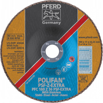 PFERD POLIFAN PSF ZIRKON-EXTRA CONICAL
